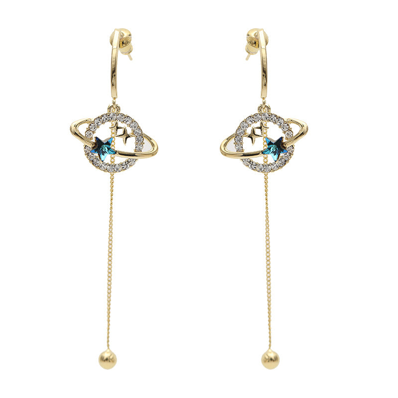 Star Galaxy Dangling Earrings