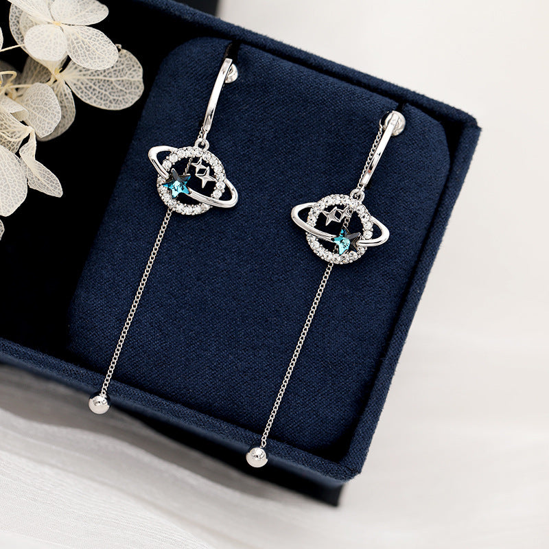 Star Galaxy Dangling Earrings