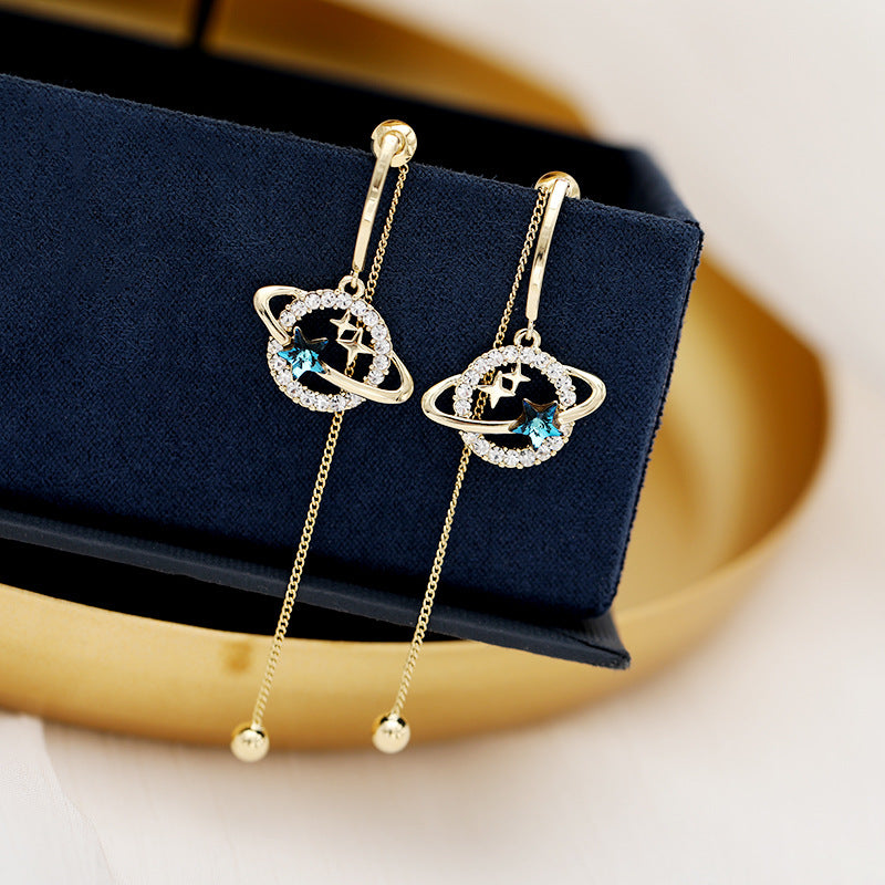 Star Galaxy Dangling Earrings