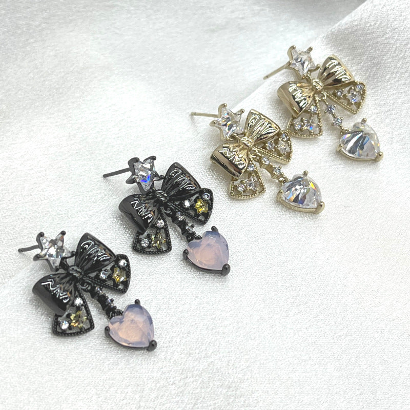 Bow Dangling Earrings
