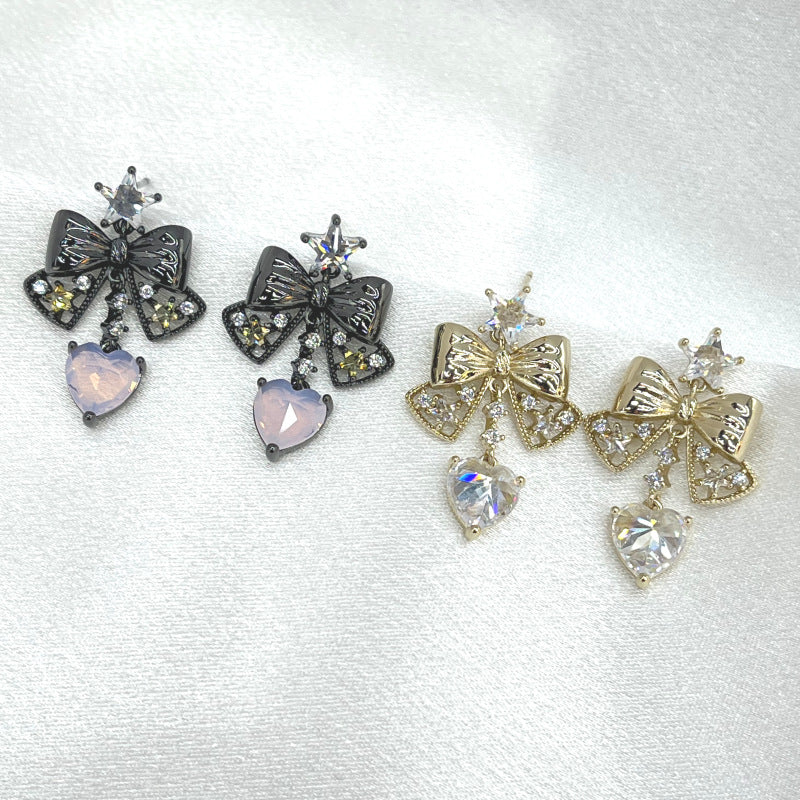 Bow Dangling Earrings