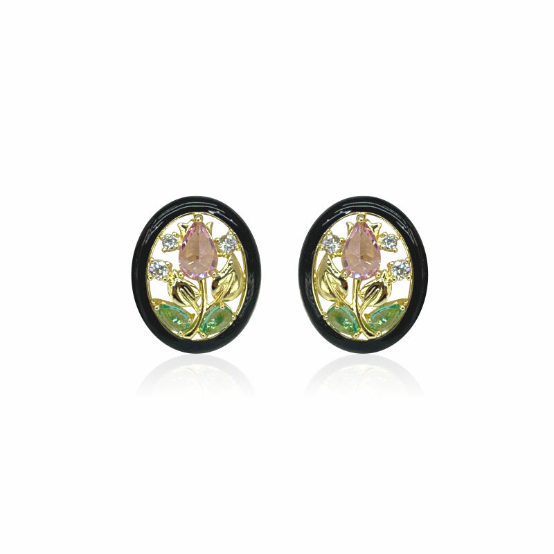 Floral Stud Earrings