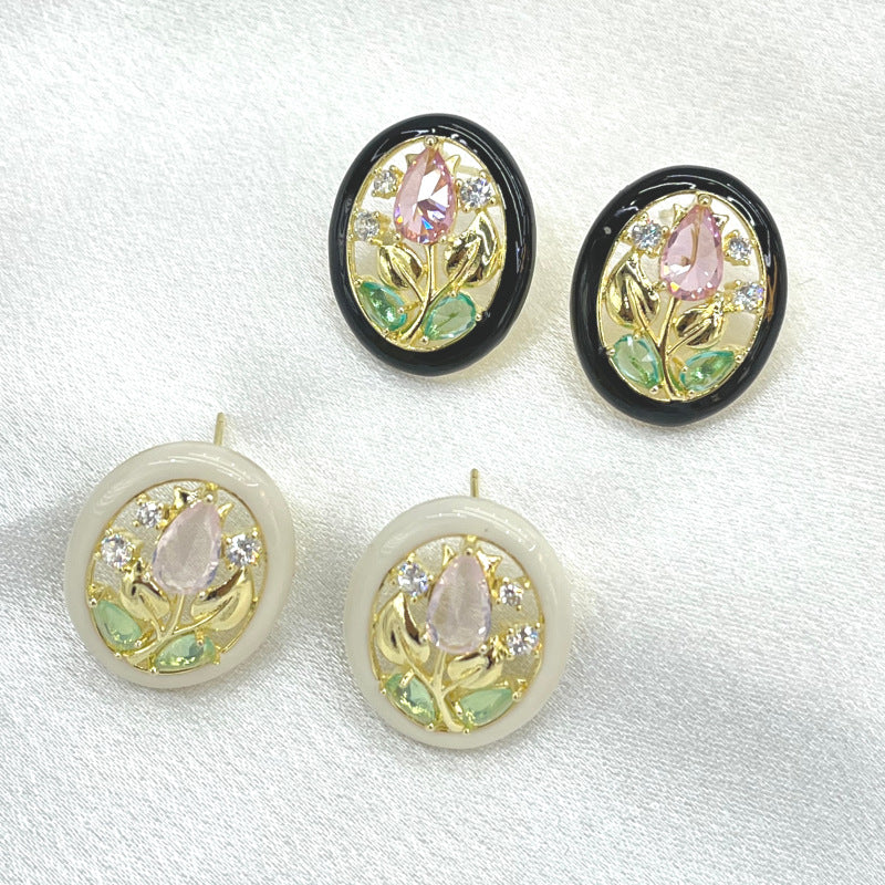 Floral Stud Earrings
