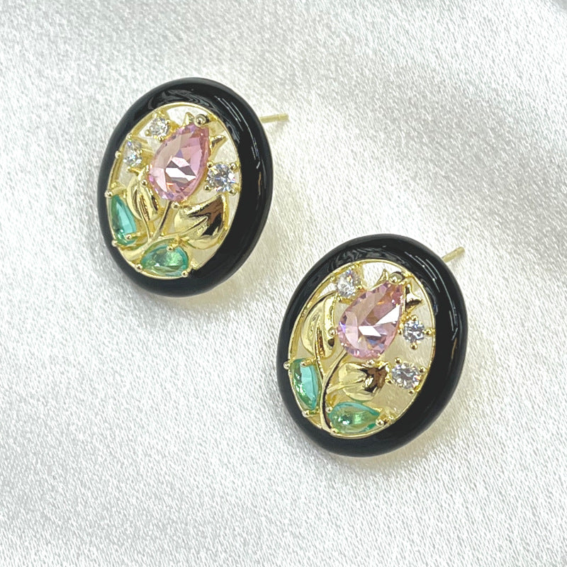 Floral Stud Earrings