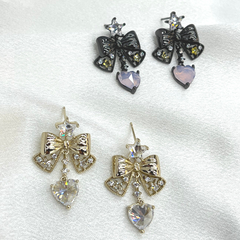Bow Dangling Earrings