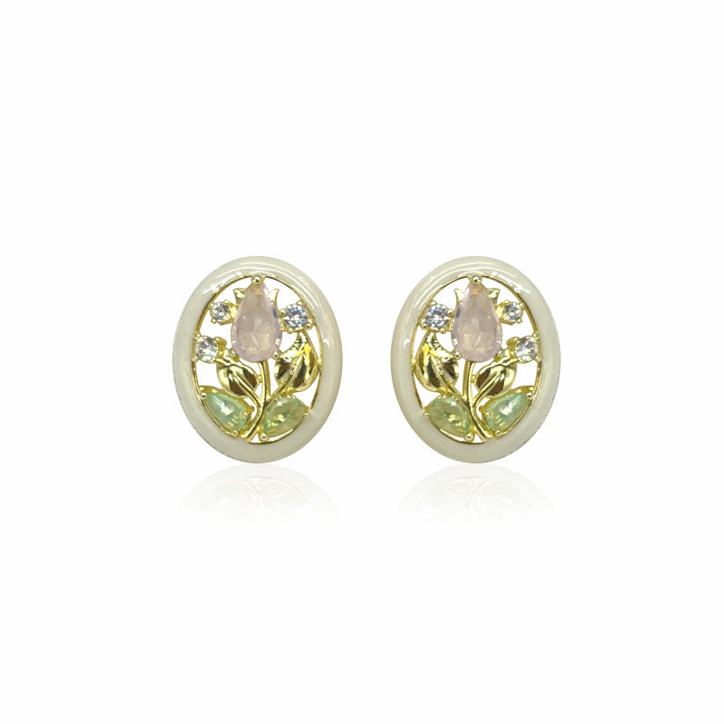 Floral Stud Earrings
