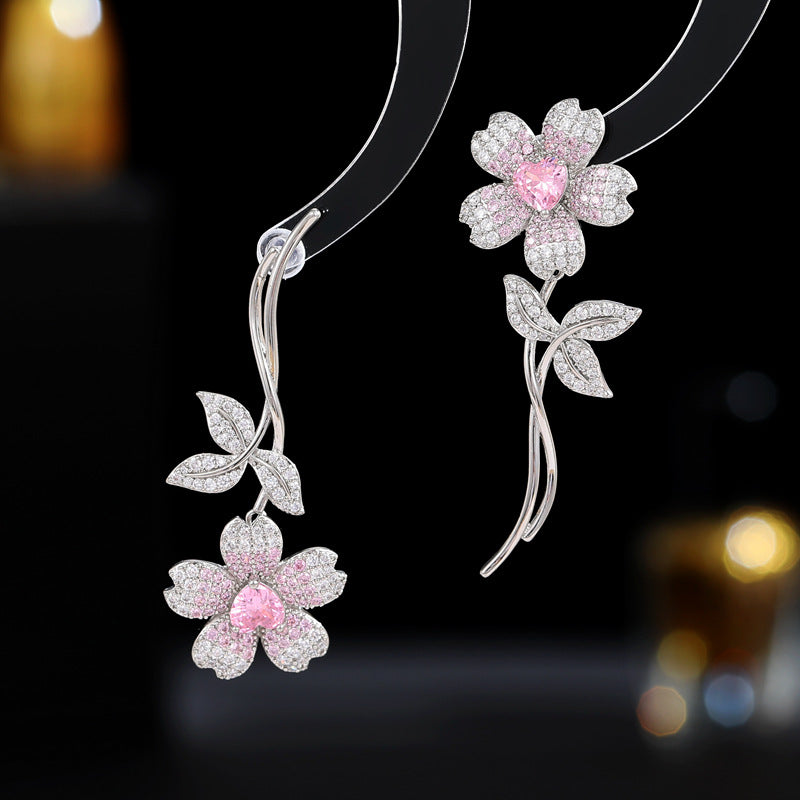 Women Earrings Gold Plated Sterling Silver Post