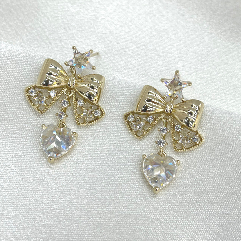 Bow Dangling Earrings