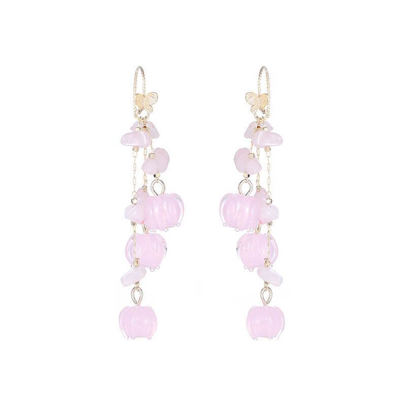Dangling Floral Earrings