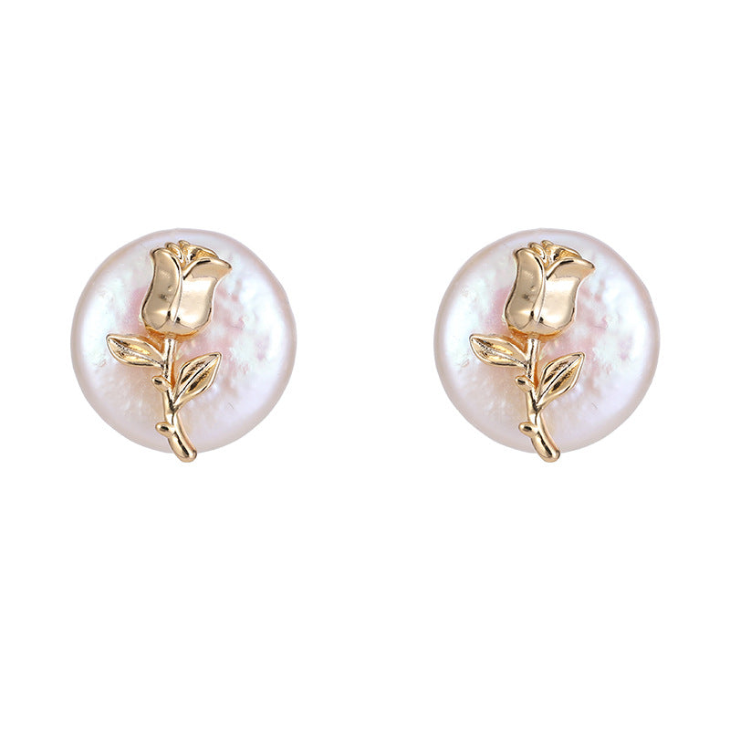 Pearl Earrings Stud