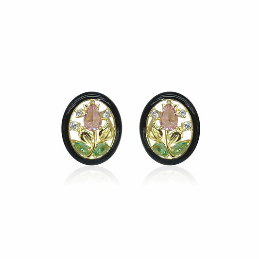 Floral Stud Earrings