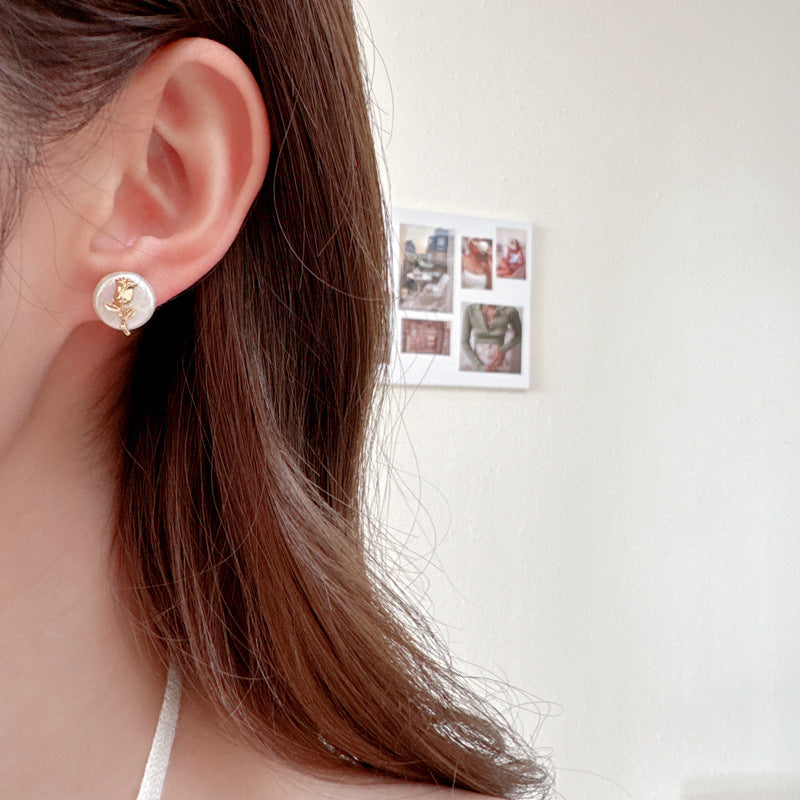 Pearl Earrings Stud